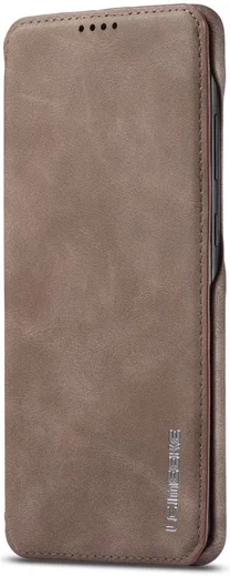 Samsung Galaxy A51 Hoesje Vintage Bookcase met Kaarthouder Coffee afbeelding 5