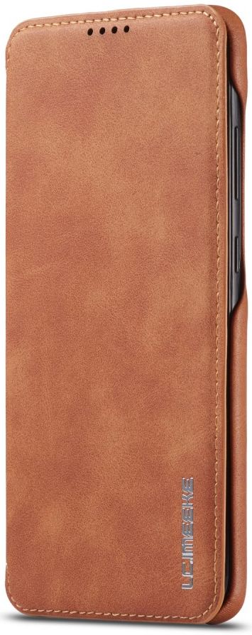Samsung Galaxy A71 Hoesje Vintage Bookcase met Kaarthouder Bruin afbeelding 5