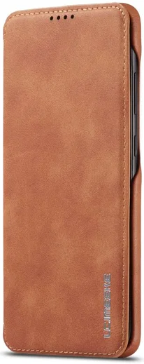 Samsung Galaxy A71 Hoesje Vintage Bookcase met Kaarthouder Bruin afbeelding 5