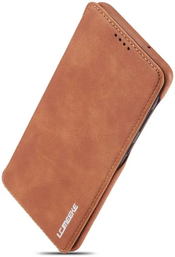 Samsung Galaxy A71 Hoesje Vintage Bookcase met Kaarthouder Bruin afbeelding 9