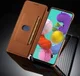Samsung Galaxy A71 Hoesje Vintage Bookcase met Kaarthouder Bruin afbeelding 13