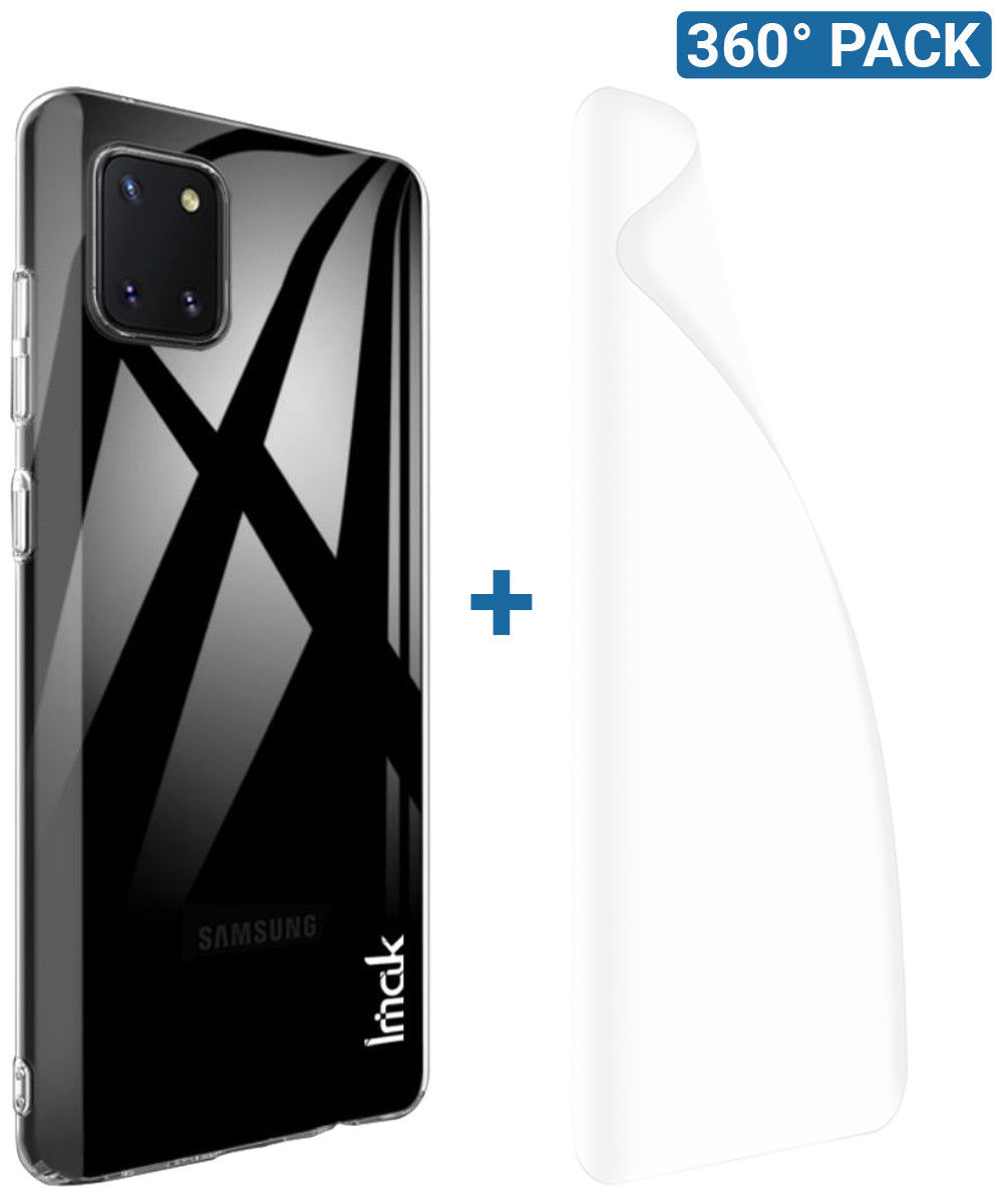 IMAK Crystal II Pro Samsung Note 10 Lite Hoesje met Screenprotector afbeelding 1