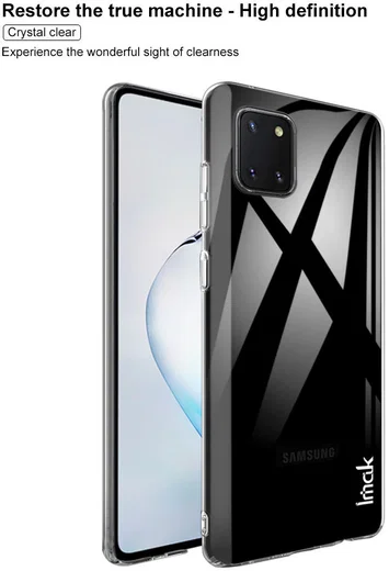 IMAK Crystal II Pro Samsung Note 10 Lite Hoesje met Screenprotector afbeelding 11
