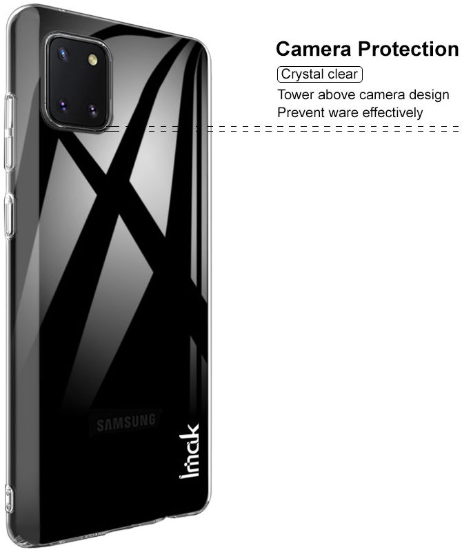 IMAK Crystal II Pro Samsung Note 10 Lite Hoesje met Screenprotector afbeelding 9