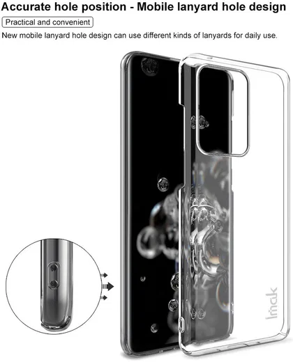 IMAK Crystal II Pro Samsung S20 Ultra Hoesje met Screenprotector afbeelding 8