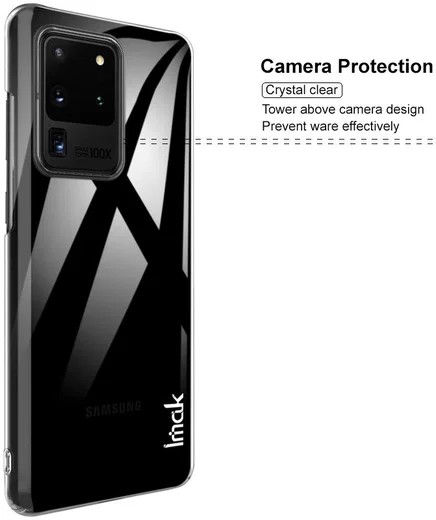 IMAK Crystal II Pro Samsung S20 Ultra Hoesje met Screenprotector afbeelding 9