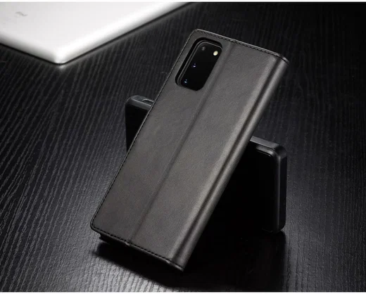 Samsung Galaxy S20 Retro Book Case Portemonnee Hoesje Zwart afbeelding 6