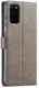 Samsung Galaxy S20 Retro Book Case Portemonnee Hoesje Grijs afbeelding 2