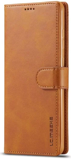 Samsung Galaxy S20 Retro Book Case Portemonnee Hoesje Lichtbruin afbeelding 1