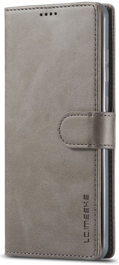 Samsung Galaxy S20 Plus Retro Book Case Portemonnee Hoesje Grijs afbeelding 1