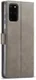Samsung Galaxy S20 Plus Retro Book Case Portemonnee Hoesje Grijs afbeelding 2