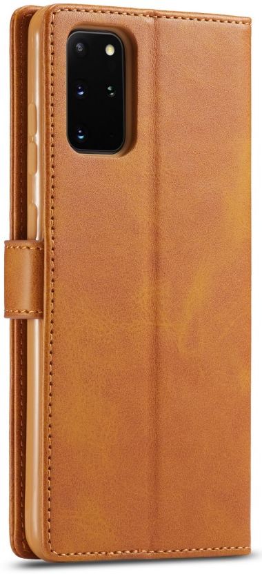 Samsung Galaxy S20 Plus Retro Book Case Portemonnee Hoesje Bruin afbeelding 2