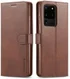 Samsung Galaxy S20 Ultra Retro Book Case Portemonnee Hoesje Coffee afbeelding 8