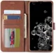 Samsung Galaxy S20 Ultra Retro Book Case Portemonnee Hoesje Coffee afbeelding 4