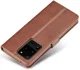 Samsung Galaxy S20 Ultra Retro Book Case Portemonnee Hoesje Coffee afbeelding 7