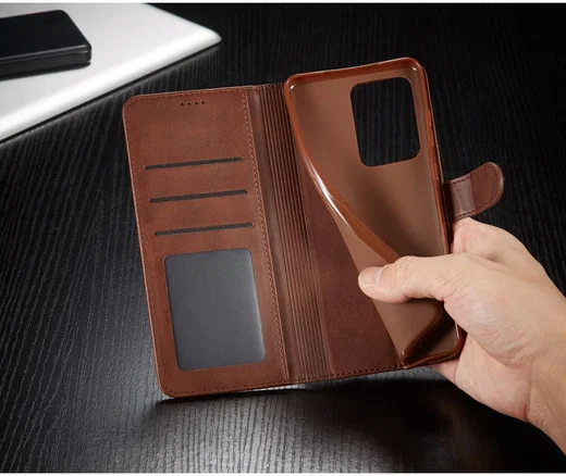Samsung Galaxy S20 Ultra Retro Book Case Portemonnee Hoesje Coffee afbeelding 14