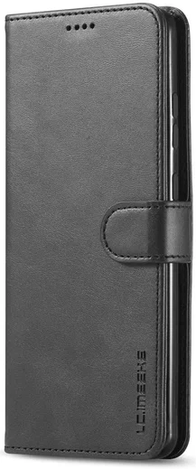 Samsung Galaxy S20 Ultra Retro Book Case Portemonnee Hoesje Zwart afbeelding 1