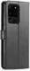 Samsung Galaxy S20 Ultra Retro Book Case Portemonnee Hoesje Zwart afbeelding 2