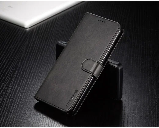 Samsung Galaxy S20 Ultra Retro Book Case Portemonnee Hoesje Zwart afbeelding 5