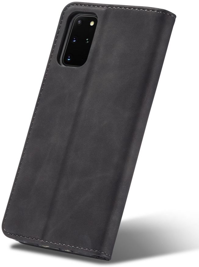 Samsung Galaxy S20 Plus Hoesje Wallet Bookcase Kunstleer Zwart afbeelding 9