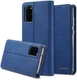 Samsung Galaxy S20 Plus Hoesje Wallet Bookcase Kunstleer Blauw afbeelding 9