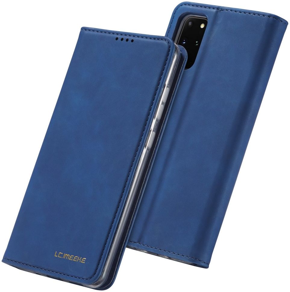 Samsung Galaxy S20 Plus Hoesje Wallet Bookcase Kunstleer Blauw afbeelding 7