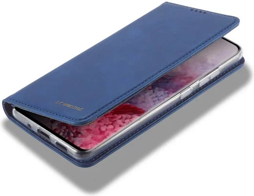 Samsung Galaxy S20 Plus Hoesje Wallet Bookcase Kunstleer Blauw afbeelding 4