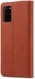 Samsung Galaxy S20 Plus Hoesje Wallet Bookcase Kunstleer Bruin afbeelding 2