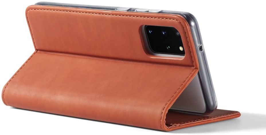 Samsung Galaxy S20 Plus Hoesje Wallet Bookcase Kunstleer Bruin afbeelding 4