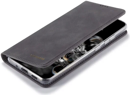 Samsung Galaxy S20 Ultra Hoesje Wallet Bookcase Kunstleer Zwart afbeelding 4