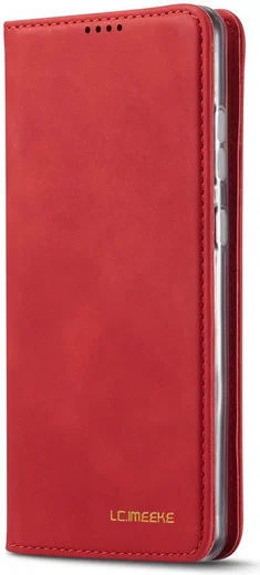 Samsung Galaxy S20 Ultra Hoesje Wallet Bookcase Kunstleer Rood afbeelding 4