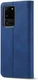 Samsung Galaxy S20 Ultra Hoesje Wallet Bookcase Kunstleer Blauw afbeelding 2