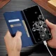 Samsung Galaxy S20 Ultra Hoesje Wallet Bookcase Kunstleer Blauw afbeelding 13