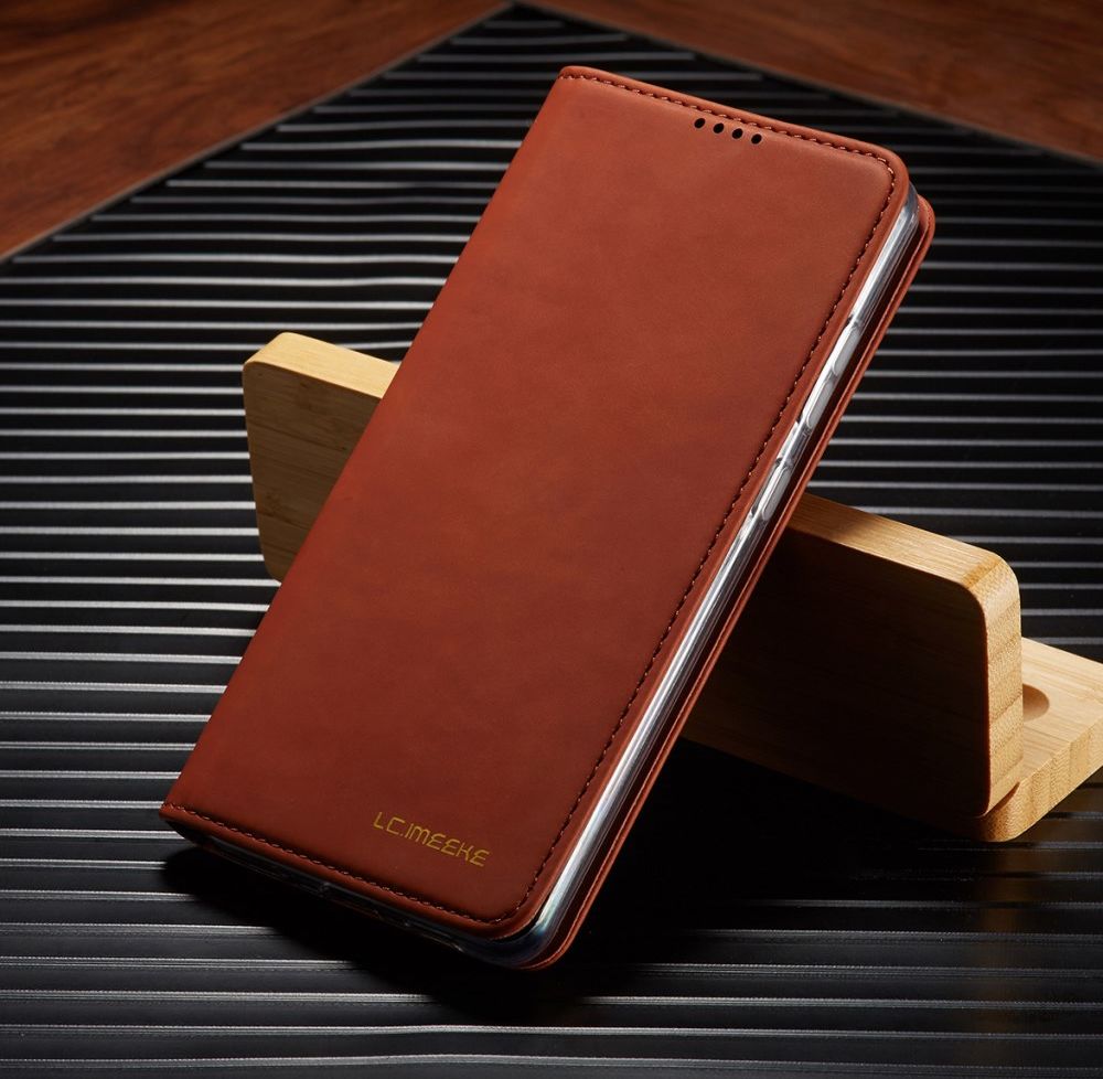 Samsung Galaxy S20 Ultra Hoesje Wallet Bookcase Kunstleer Bruin afbeelding 13