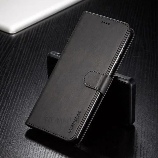 Samsung Galaxy A51 Retro Book Case Portemonnee Hoesje Zwart afbeelding 2