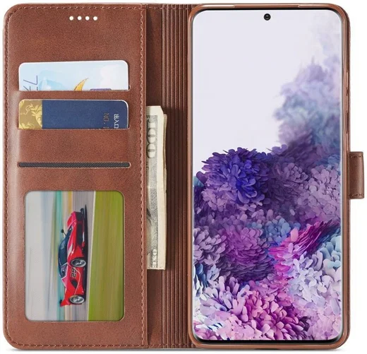 Samsung Galaxy A51 Retro Book Case Portemonnee Hoesje Zwart afbeelding 4