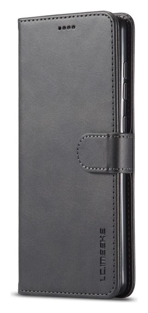 Samsung Galaxy A71 Retro Book Case Portemonnee Hoesje Zwart afbeelding 2