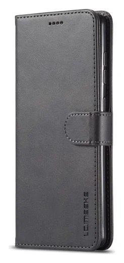Samsung Galaxy A71 Retro Book Case Portemonnee Hoesje Zwart afbeelding 2
