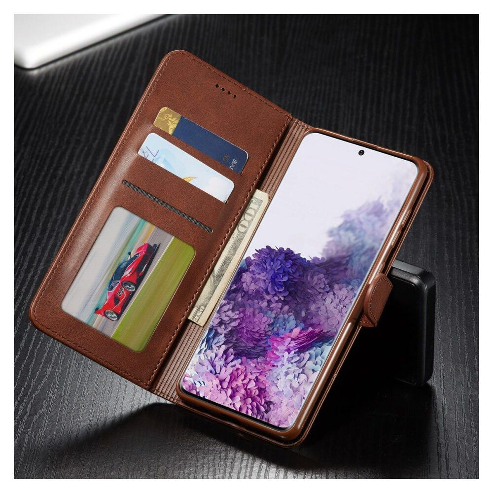 Samsung Galaxy A71 Retro Book Case Portemonnee Hoesje Zwart afbeelding 7