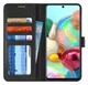 Samsung Galaxy A71 Retro Book Case Portemonnee Hoesje Zwart afbeelding 1