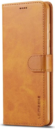 Samsung Galaxy A71 Retro Book Case Portemonnee Hoesje Bruin afbeelding 2