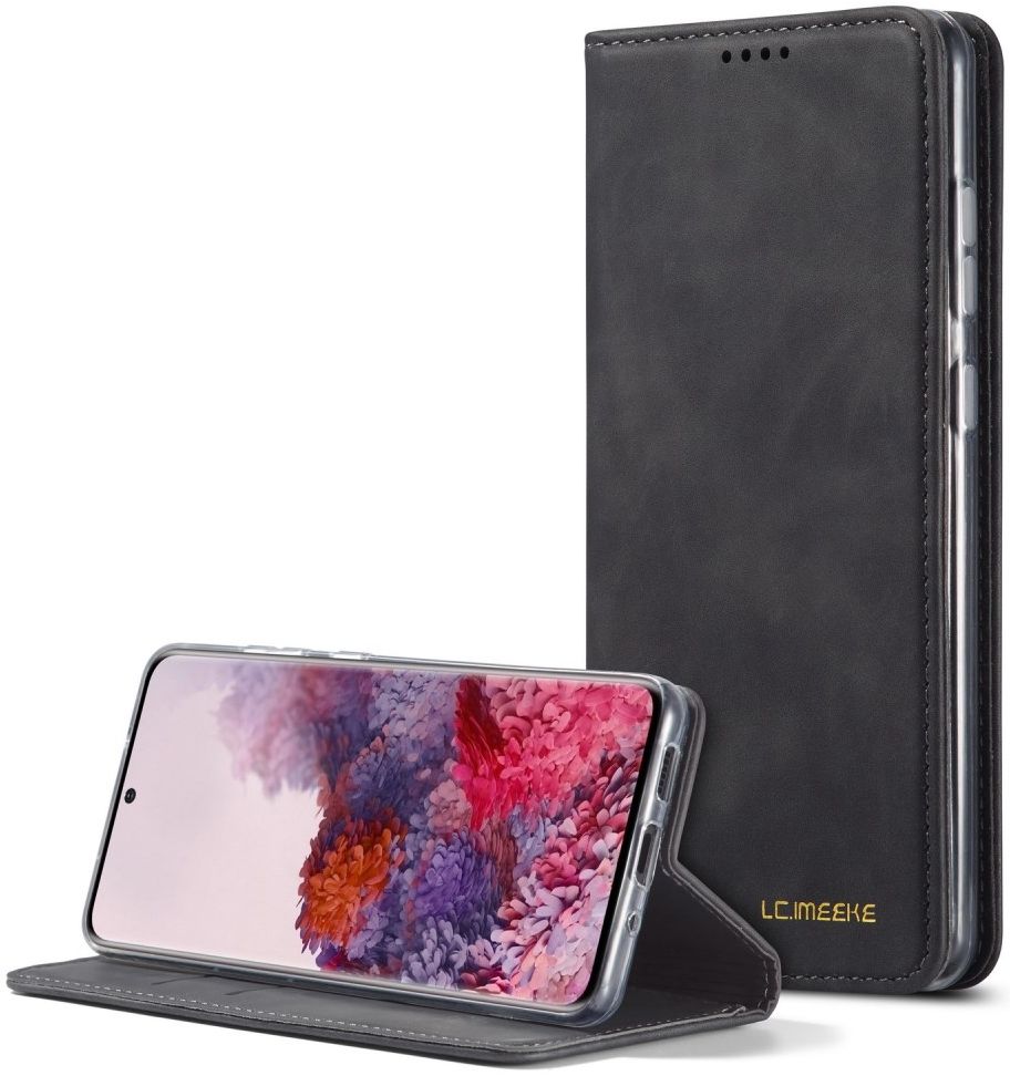 Samsung Galaxy S20 Hoesje Wallet Bookcase Kunstleer Zwart afbeelding 10