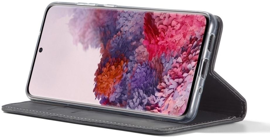 Samsung Galaxy S20 Hoesje Wallet Bookcase Kunstleer Zwart afbeelding 2