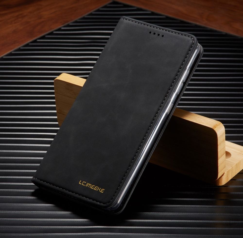 Samsung Galaxy A51 Hoesje Wallet Bookcase Kunstleer Zwart afbeelding 9