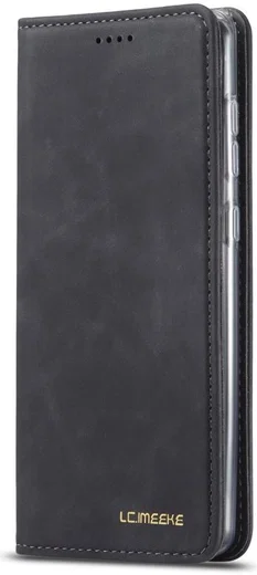 Samsung Galaxy A51 Hoesje Wallet Bookcase Kunstleer Zwart afbeelding 5