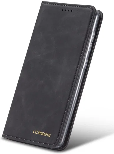 Samsung Galaxy A51 Hoesje Wallet Bookcase Kunstleer Zwart afbeelding 6