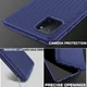 Samsung Galaxy Note 10 Lite Hoesje Twill Slim Textuur Blauw afbeelding 5