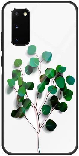 Samsung Galaxy S20 Hoesje Printing Glass Hybride met Tree Print afbeelding 1