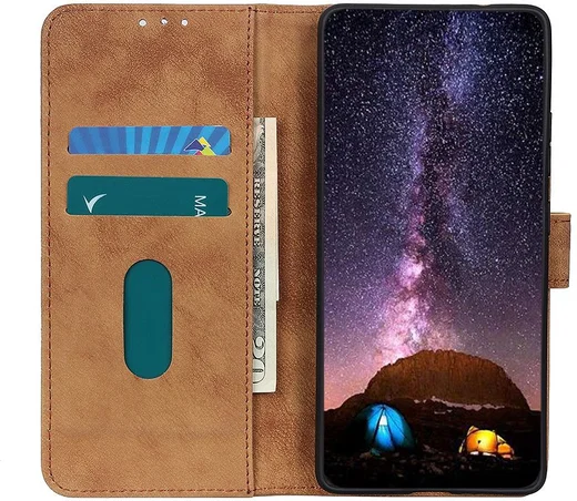 Samsung Galaxy Note 10 Lite Stand Portemonnee Hoesje Bruin afbeelding 7