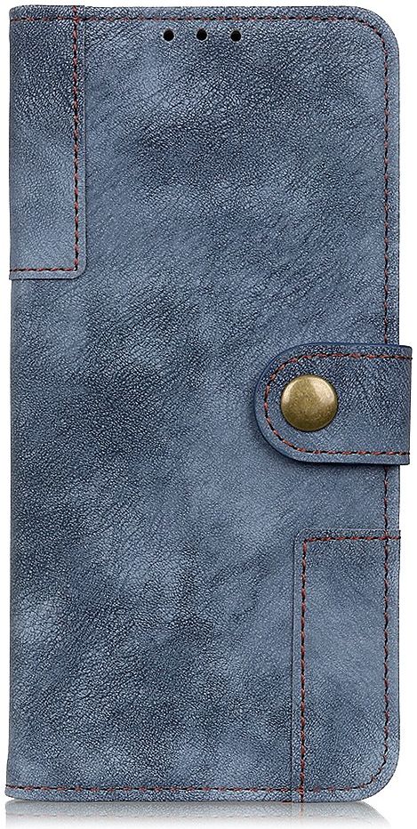 Samsung Galaxy A71 Book Case Kunst Leer Blauw afbeelding 4